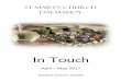 In Touch · 2019. 11. 17. · 4 In Touch St Mary’s Church – Dalmahoy Christ’s Temptations in Art We always begin Lent with the temptations or trials of Christ, and they have