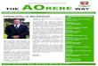 AORERE COLLEGE NEWSLETTER THE AORERE WAY...Aorere College Board of Trustee Elections ELECTION DAY: FRIDAY 7 JUNE 2019 Voting closes at noon Community driven, Blue Light assisted. FREE