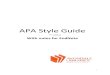 APA Style Guide - Avondale University CollegeAPA Style Guide 7th edition With notes for EndNote 2 Contents Print resources ..... 6 1. One 2. Two authors..... 6 3. Three to 20 authors