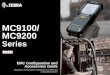 MC9100/ MC9200 - Integer Solutions...MC9100/ MC9200 Series EMC Configuration and Accessories Guide Designed to assist customers and partners with model and configuration guidance Zebra