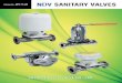 Catalog No. DE117-02 SANITARY VALVESndv.co.jp/vcms_lf/DE117_02.pdf · 2019. 1. 18. · Sanitary Valves · Clean Room Related Products B400 (A–L) BMMA (BMMB) 4400 DN8–50 Branch
