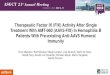 Therapeutic Factor IX (FIX) Activity After Single Treatment With AMT-060 (AAV5-FIX… · 2018. 5. 18. · Therapeutic Factor IX (FIX) Activity After Single Treatment With AMT-060