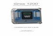 iGrow 1200 Manual v36a Jan 2009iGrow 1200 Overview ... Link4 shall not be responsible for replacement(s) or repair(s), which become defective from user negligence, modification, abuse