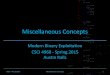 Austin Ralls - Rensselaer Polytechnic · PDF file 2015. 6. 22. · Austin Ralls MBE - 04/14/2015 Miscellaneous Concepts 1. Lecture Overview • Miscellaneous Concepts ... –Structs