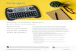 Wireless Handheld Keyboard · 2019. 1. 25. · QWERTY keyboard with touchpad and cursor control • Wireless Nano Receiver – Provides a stable connection for up to 65 feet • Quick-Access