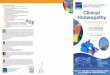 training and will cover: Clinical Homeopathycedhusa.org/docs/brochures/CEDH-Toronto.pdf · CEDH P. O. Box 3 Edgemont, PA 19028 USA Training Course 2014-2015 Session 4 independent