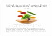SNP Instruction Booklet - Nutrition Services (CA Department ... · Web viewMeal supplements reported on the claim for reimbursement must be reported on the basis of daily counts taken