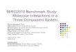 MIRG2010 Benchmark Study: Molecular Interactions in a ......Assoc. Time 30-120s 60-180s 180s 60s 304nM (B), 328nM (C), Analyte Conc's 80-500nM 10-200nM 100nM Immob Level 60-1000 RU