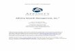 Affinity Wealth Management, Inc.€¦ · Affinity Wealth Management, Inc. ... Portfolio will become the Moderate Conservative Portfolio. As it pertains to Other Financial Industry