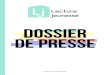 Dossier de presse - Lecture Dossier de presse novembre 2017 Dossier de presse. SOMMAIRE £â€°DITO p. 1