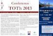 Conference TOTh 2013 - Digital meets Culture · 2018. 12. 20. · • input from artificial intelligence, linguistics, epistemology, formal systems (description logic for example)