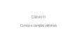 Cálculo III Curvas e campos vetoriaiskarlalima.github.io/arquivos/Aula_17.pdf · 2019. 7. 3. · Uma função vetorial, ou função a valores vetoriais, é uma função cujo do-
