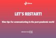 LET’S RESTART! - edelman.it · together to communicate storydoing content, ultimately generating an even deeper connection with consumers. Of Italians have consumed news about the