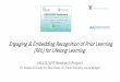 Engaging & Embedding Recognition of Prior Learning (RPL) for 2019. 12. 16.¢  counteract the deficit