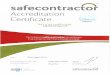 safecontractor C e This is to certify that Squibb Group Ltd has … · 2018. 11. 29. · safecontractor C e This is to certify that Squibb Group Ltd has achieved safecontractor accreditation