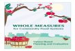 Whole Measures for Community Food Systems · 2019. 8. 30. · 4 Whole Measures for Community Food Systems Many voices contributed to the development of Whole Measures for Community