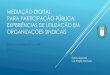 MEDIAÇÃO DIGITAL PARA PARTICIPAÇÃO PÚBLICA: Contribuir para uma melhor compreensão dos benefícios destes ambientes ... Eleições de 2011 em Portugal –plataforma registou