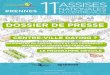 CENTRE-VILLE DATINGLa 11e édition des Assises Nationales du Centre-Ville se déroulera les 9 et 10 juin 2016 à Rennes, sur le thème de la ville intelligente. La Journée du jeudi