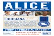 ALICE - United Way SELA · 2016. 1. 26. · the amount needed just to reach the ALICE Threshold of $24.1 billion statewide. Government and nonprofit assistance makes up an additional