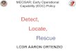 Detect, Locate, Rescue...MEOSAR: Next Generation Space-Based Distress Alerting Dec 2015: Council Approved Operational and Technical documents required for EOC internationally Council