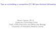 Tips on submitting a competitive F31 NIH pre-doctoral fellowship · 2014. 2. 11. · postdoctoral fellowship applications Prior to being nominated as a regular member of an NIH study