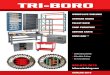 TRI-BOROtriboroshelving.com/pdf/tricat20.pdf · 2020. 7. 20. · phosphatized cleaning for better paint adhesion and durability. A custom, quality blended powder coat paint is 