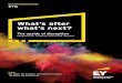 What’s after what’s next? · 2 Foreword Welcome to EY’s new The upside of disruption report. When we launched the previous report in 2016, those considering disruption as a