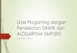 Linier Programing Dengan Pendekatan GRAFIK dan …...Asumsi dasar LP Proportionality; Naik turunnya nilai Z dan penggunaan sumber daya atau fasilitas yang tersediaakan berubah secara