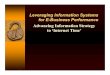 Leveraging Information Systems for E-Business Performance ... · Leveraging Information Systems for E-Business Performance Advancing Information Strategy to ‘Internet Time’