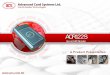 ACR122S Product Presentation V1 · ACR122S Serial NFC Reader. ACR122S, the serial interface extension of the ACR122 Series, is especially designed for embedded systems and POS terminals