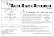 Volume 1, Number 3 Spring 2015 TRENDING SPOTLIGHTS Parish/St. Stan's... · 2015. 3. 20. · 1 . A QUARTERLY NEWSLETTER DEVOTED TO THE COMMUNITY OF SAINT STANISLAUS KOSTKA PARISH 