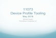 Device Profile Tooling 11073 May 2016...DIM UML development Initial UML model programmatically derived from 11073-10201:2004 in early 2012 Work on applications begun FY 2013 Manual