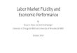 Labor Market Fluidity and Economic Performanceecon-server.umd.edu/~haltiwan/Labor_Market_Fluidity_and_Economi… · defined by age, gender and education. •U.S. had large job reallocation