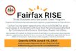 Fairfax RISE...Fairfax RISE Small Business and Nonproﬁt Grant Program Fairfax County grant opportunity of up to $20,000 for small businesses & nonprofits with less than 50 employees
