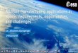 Additive Manufacturing applications in Space: requirements, … applications... · 2018. 3. 30. · Additive Manufacturing applications in Space: requirements, opportunities, 