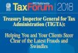 Treasury Inspector General for Tax Administration (TIGTA) · 2019. 2. 1. · • Identity Theft – Most Employment ... Services (USCIS) officers; and • Over 15,000 victims with