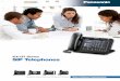 KX-UT Series SIP Telephones · A pioneer in world-class telephony solutions, Panasonic offers a wide range of SIP endpoints—from feature-rich desktop models to cordless options