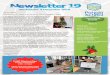 Newsletter 19 2019 - Pahoia School · Newsletter 19 Wednesday 4 December 2019 Upcoming Events Term 4 PrEP Market Friday 6 December Wheels & Hot Dog Day Tuesday 10 December Final Assembly