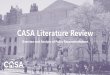CASA Literature Review - s3-us-east-2. from Literature Review and June Meeting Policy Recommendation