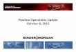 Pipeline Operations Update October 8, 2015€¦ · 15/8/2010  · • Market Area Supply continues to increase – Increase in both Utica and Marcellus Supply • Increased Southbound