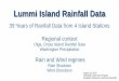 Lummi Island Rainfall Data - Whatcom County MRC · Lummi Island Rainfall Data 39 Years of Rainfall Data from 4 Island Stations Regional context Olga, Orcas Island Rainfall Data Washington