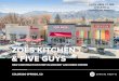 ZOËS KITCHEN & FIVE GUYS...Overview. Contact the team ... Five Guys 2,550 47.24% 09/13/18 09/30/23 $7,437.50 $89,250.00 $35.00 ... This site plan is a rendering that has been created