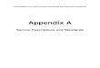 Appendix A Service Descriptions and S ... Appendix A: Service Descriptions and Standards Table of Contents
