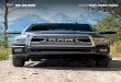 2018 RAM 2500/3500 - Dealer.com US · FIFTH-WHEEL TOWING2—30,000 LB† (3500) | 930 LB-FT DIESEL TORQUE2 (3500) 1* america’s longest-lasting heavy duty pickups}THE DEFINITIVE