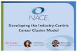 Developing the Industry-Centric Career Cluster Model · Developing the Industry-Centric Career Cluster Model Jennifer Broyles Director of Career Development & Experiential Education