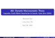 202: Dynamic Macroeconomic Theoryecondse.org/wp-content/uploads/2015/04/Galor-Zeira.pdf · Inequality, Credit Market Imperfection & Growth: Galor-Zeira (1993) Mausumi Das Lecture