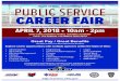 State of Ohio Government PUBLIC SERVICE CAREER FAIR · CAREER FAIR Hosted by the Ohio Department of Public Safety State of Ohio Government APRIL 7, 2018 • 10am - 2pm OHIO STATE
