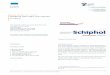 case study 04 - part 1 Schiphol new logo: the colours. · Schiphol new logo: the colours. Inez Michiels 1 research & consultancy in universal communication Aarschotplaats 16 2018