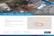 For Sale | Vacant Land · 2020. 2. 7. · > Adjacent properties also available for additional expansion > Sales Price: $115,000 7815 For Sale | Vacant Land 5345 Lenox Avenue, Jacksonville,