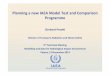 Planning a new IAEA Model Test and Comparison Programme Documents/3rd... · 2014. 11. 19. · • November 2014: 3rd MODARIA TM • Call for topics to be included in a MODARIA follow-up